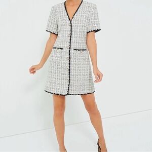 Tuckernuck Pomander Place Collection - White Tweed Josephine Dress XXL NWT
